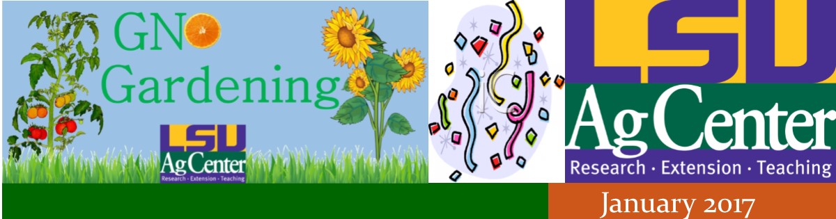 GNO Gardening January 2017 Newsletter